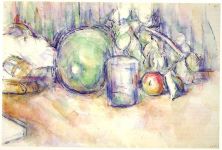 Haga click para ver la imagen ampliada still life with green melon.jpg